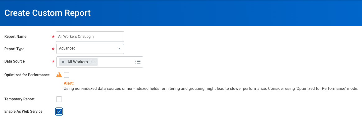 Create A Custom Report