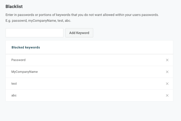 Screenshot of Account Settings page
