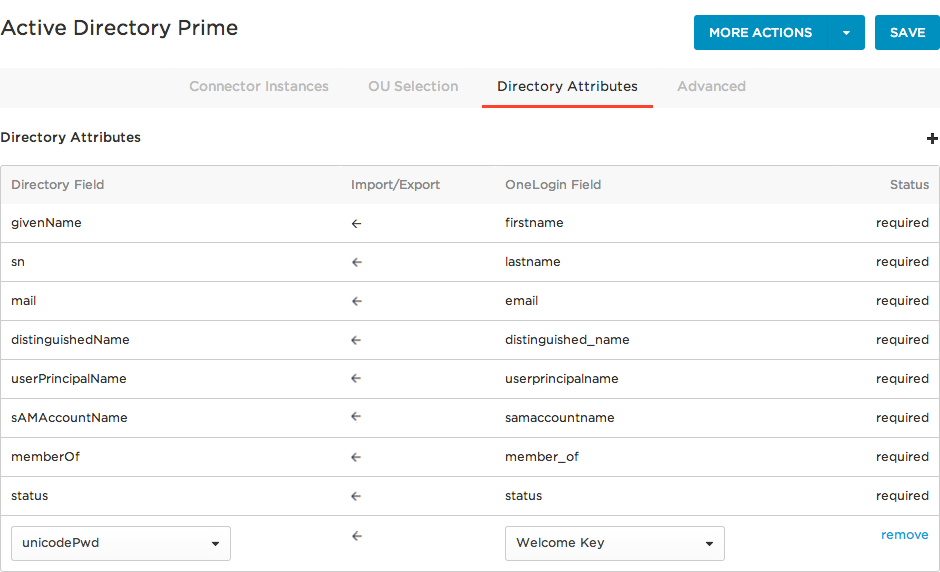 One Lineage Workday OneLogin Service System