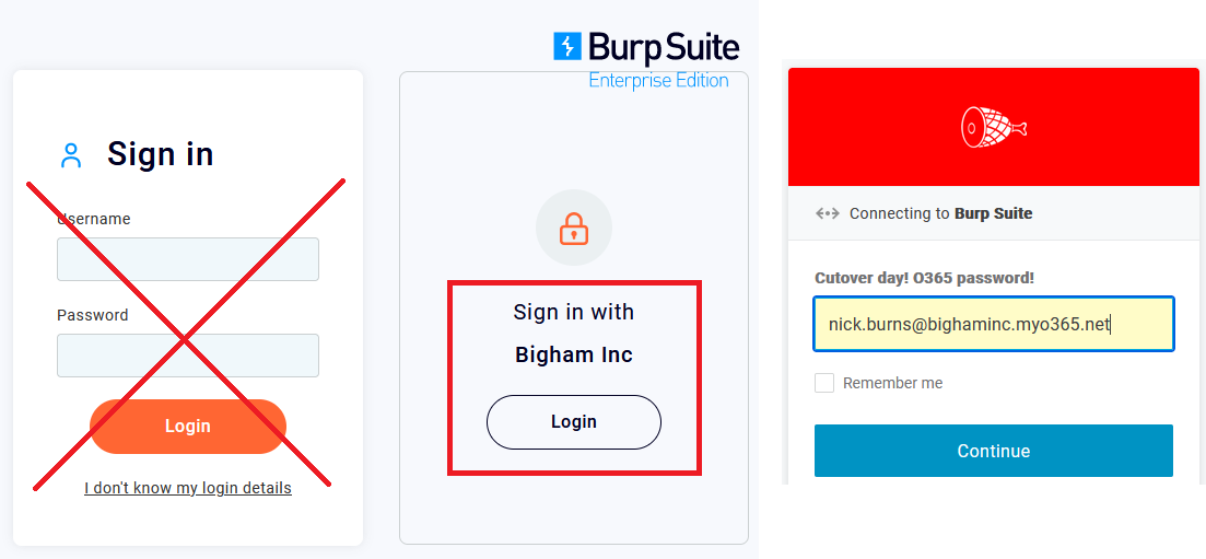 Burp Suite - Login