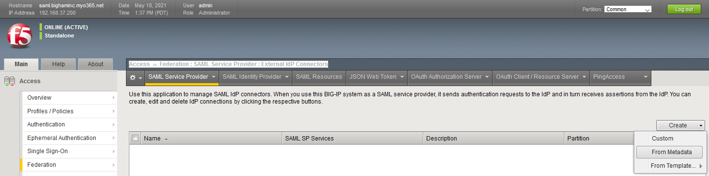 - Configuring SAML for F5 BigIP VPN - Knowledge Portal