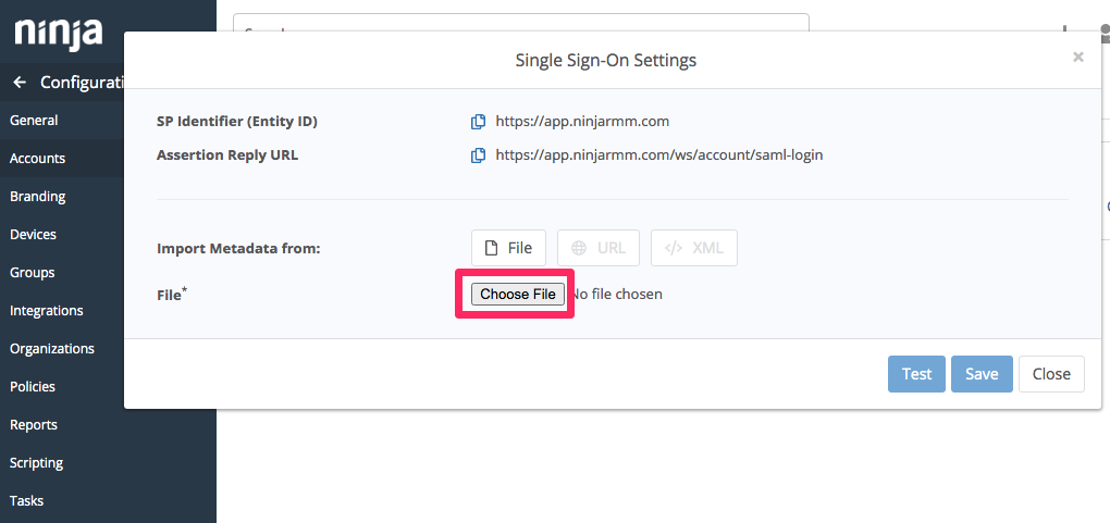 - Configure SAML for NinjaRMM - Knowledge Portal